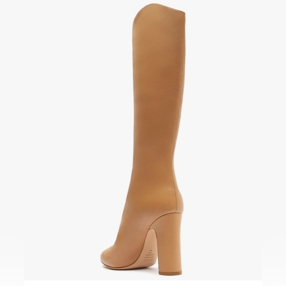 New SCHUTZ Women Gabrielle Up Boots, Honeycomb, Tan Size 11 - Picture 3 of 11